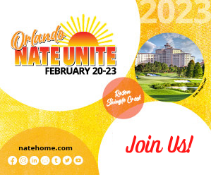 NATE Unite 2023 Orlando, FL Event Flyer
